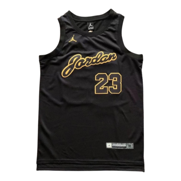 Баскетбольная джерси Michael Jordan 23 Black Gold